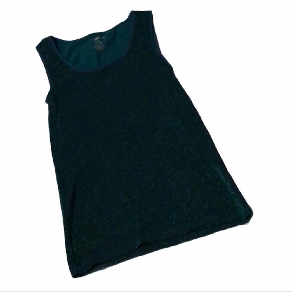Teal sparklely top D2